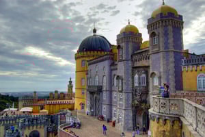From Lisbon - Sintra Pena Palace Cascais 8-People Group Tour