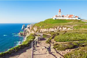 From Lisbon - Sintra, Pena Palace, Regaleira, Cabo da Roca, and Cascais