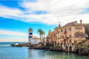 From Lisbon - Sintra, Pena Palace, Regaleira, Cabo da Roca, and Cascais