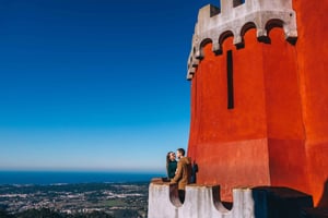 From Lisbon - Sintra, Pena Palace, Regaleira & Cabo Roca Tour