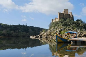 From Lisbon - Tomar, Christ Convent & Almourol Castle Tour