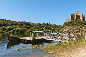 From Lisbon - Tomar, Convent of Christ & Almourol Castle