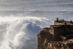 From Lisbon - Tour to Óbidos and Nazaré - Medieval Village, Ginja, and Giant Waves