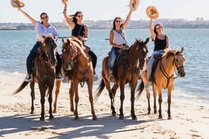Horseback Riding Trough The Beach GROUP - PDT