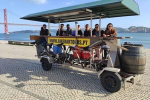 1-Hour Beer Bike Tour with Draft Beer & Sangria Ride