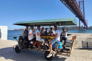 1-Hour Beer Bike Tour with Draft Beer & Sangria Ride