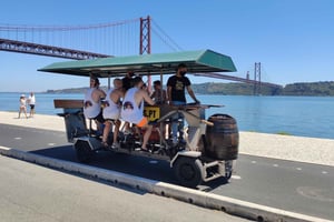 1-Hour Beer Bike Tour with Draft Beer & Sangria Ride