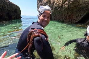 Arrábida Kayak & Wild Beach Snorkeling Pickup Option