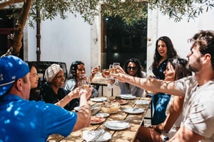 Baixa District Food Tour with Dinner and Drinks