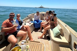 Lisbon, Boat Sunset Port Wine Tasting & Traditional Snacks