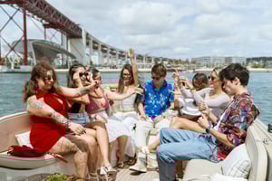 Lisbon, Boat Sunset Port Wine Tasting & Traditional Snacks