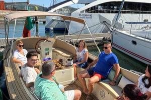 Lisbon, Boat Sunset Port Wine Tasting & Traditional Snacks
