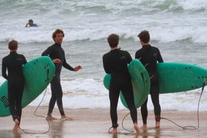 Carcavelos Beach Surf Lesson with Pro Surfer