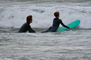Carcavelos Beach Surf Lesson with Pro Surfer