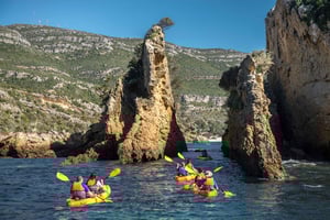 Kayak Tour Arrábida Natural Park, Setubal, Sesimbra