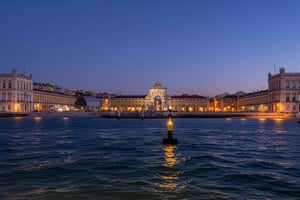Lisbon Night Cruise: Illuminated Sights on the Tagus River