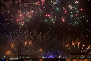 NYE Fireworks Catamaran Cruise with Food & Drinks