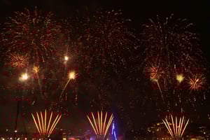 NYE Fireworks Catamaran Cruise with Food & Drinks