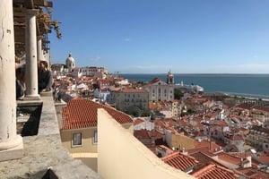 Old Town and Chiado Vintage Car Tour