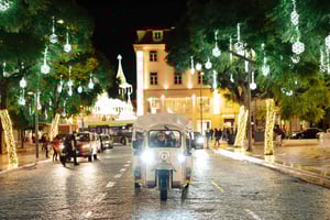 Lisbon on a Tuk Tuk Tour: History, Views & Christmas Lights