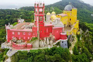 Pena Palace, Sintra, Roca & Cascais by Van