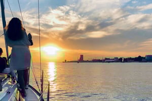 Private Tagus River Sunset Cruise on a Luxury Boat