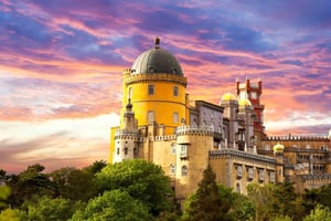 Sintra, Pena, Cabo da Roca, Cascais Tour with Pickup