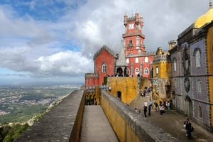 Sintra, Pena Palace, Moorish Castle & Qta. Regaleira