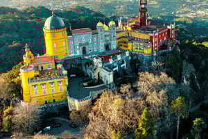 Sintra, Pena, Regaleira, Cabo, & Cascais Guided Tour