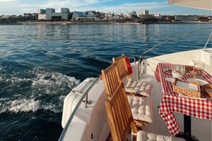 Sunset Boat Tour with Wine