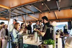 Sunset Catamaran Boat Tour with Music and Drinks