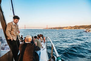 Sunset Catamaran Boat Tour with Music and Drinks