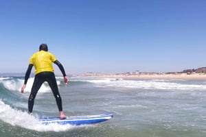 Surfing Lesson on Costa de Caparica Beach