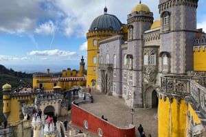 Lisbon to: Sintra, Pena & Regaleira guided 8pax group tour