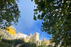 Lisbon to: Sintra, Pena & Regaleira guided 8pax group tour