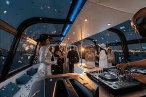 New Year’s Eve Luxury Boat – DJ, Buffet & Open Bar