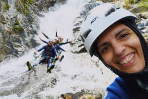 Ribeira das Quelhas: canyoning, Serra da Lousã near Coimbra