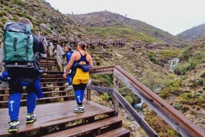 Ribeira das Quelhas: canyoning, Serra da Lousã near Coimbra
