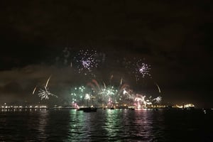 Sail into 2026: Lisbon Fireworks from the River