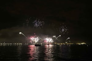 Sail into 2026: Lisbon Fireworks from the River