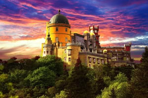 Sintra, Pena Palace, Regaleira, Cabo da Roca & Cascais.