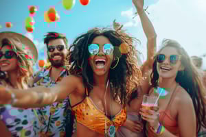 VIP Catamaran Sunset Party with DJ and Premium Open Bar