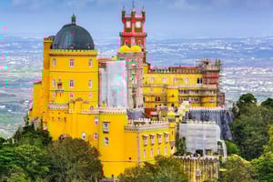Van/naar Lissabon: Sintra Hop-on Hop-off Tickets + audiogids