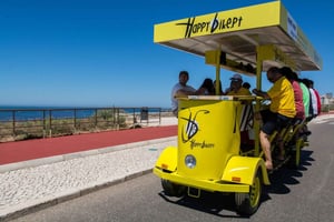 Lisbon: 1-Hour Beer, Sangria or Wine Bike Sightseeing Tour
