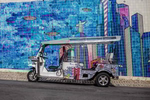 Lissabon: 2h Alt-Lissabon Tuk Tuk Tour