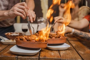 リスボン：バイシャ地区ディナー＆ドリンク付きフードツアー