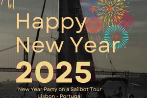 Lisbona: festa di Capodanno in barca a vela 2025-2026