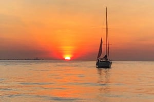 Lisboa: Solnedgangscruise med drinker