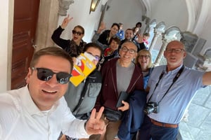 Lisbon to: Sintra, Pena & Regaleira guided 8pax group tour