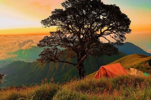 Randonnée exclusive jusqu'à la colline de Nanggi : Camping à la belle étoile